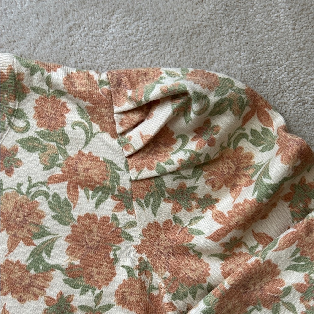 Floral Fall Sweater - Picture 4 of 7